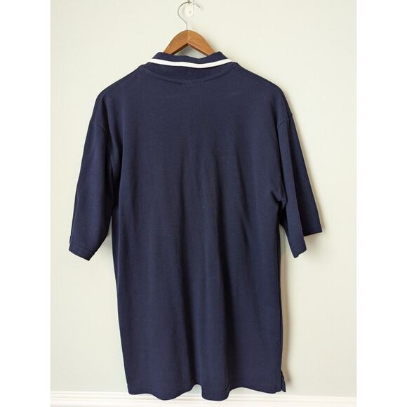 US Air Force Polo Shirt Mens Medium Navy Blue Health Professional Doctor Nurse - Picture 4 of 4